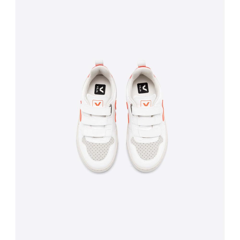 Αθλητικά Παπούτσια παιδικα Veja V-10 CWL White/Orange | GR 858DFM